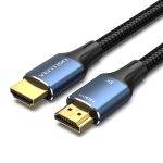 Vention HDMI Cable 2.1 8K60Hz Braided 1.0m Aluminium Blue ALGLF