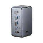 Vention IT HUB 13-in-1 8K Triple Monitor Docking Station with Digital Display TFXH0