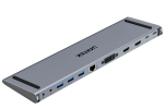 Unitek USB-C Hub Docking Station 11in1 USB3.0 2xHDMI/1xDVI/Gb Lan/Audio/PD100W D1147A