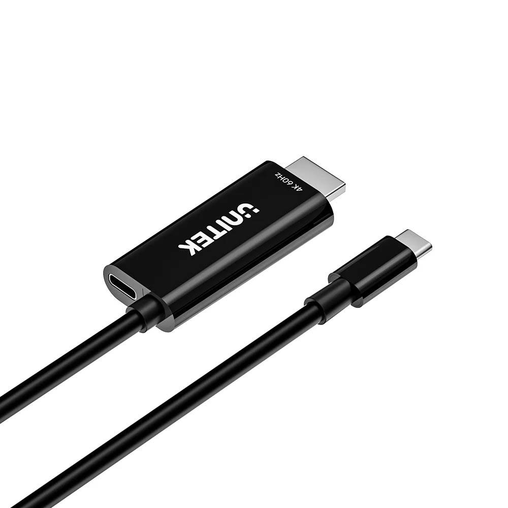 Unitek Converter USB-C to HDMI Cable 4K60Hz 2.0m + PD100W V1439A