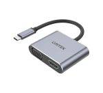 Unitek Converter USB-C to HDMI 4K60Hz + VGA with MST V1126A