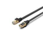 Unitek Network Patch Cable CAT7 Flat SSTP CU Black 3.0m C1897BK-3M