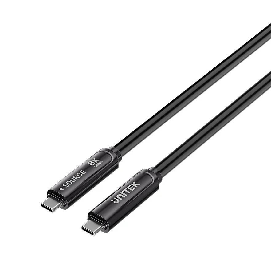 Unitek UC USB-C Fiber Optic 8K Cable 10Gbps 60W PD 15.0m C14178A-15M
