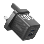 Vention MA Charger Wall GaN 30w 1xA 1xC UK Black FEQB0-UK - Image 2
