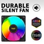 Armaggeddon Gaming Cooling Fan Set 4pcs ARGB KIT 6000 Pro Black - Image 3