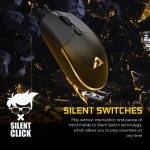 Armaggeddon Gaming Mouse Wired 12800CPI Silent RAVEN III SIGMA STEALTH Black - Image 2