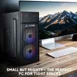 Alcatroz PC Case M-ATX FUTURA MILLENIA ECO M800 PRO with 250W PSU - Image 2