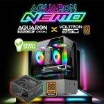 Armaggeddon Gaming Case M-ATX AQUARON NEMO Black (3x Chroma Fans & 250W 80+ PSU) - Image 2