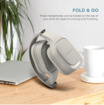 SonicGear Headphones Bluetooth Fabric + Foldable AIRPHONE 7 Chalk Grey - Image 2