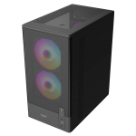 Armaggeddon Gaming Case M-ATX DEEPFREEZE DUPLEX 2 CHROMA Black (3x Chroma Fans) - Image 2