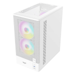 Armaggeddon Gaming Case M-ATX DEEPFREEZE DUPLEX 2 CHROMA White (3x Chroma Fans) - Image 2