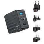 Unitek Charge Wall Travel GaN 65W USBCx1 USBAx1 HDMIx1 P1242 Black - Image 2