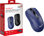 Genius Mouse Wireless+BT Rechargeable & Lightweight 3200dpi NX-8280S Blue - Image 6