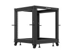 Lanberg Open Rack 19" 12U Adj.Depth 600-1000mm Black - Image 3