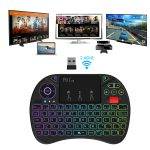 Rii Mini Keyboard Wireless 2.4GHz with Touchpad, Scrollwheel & Media Keys RGB X8 - Image 3