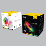 Armaggeddon Gaming Cooling Fan Set 5pcs CHROMA KIT 3000 White - Image 3