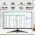 Armaggeddon Gaming Monitor 27'' Slim Frame FHD IPS 165Hz 1ms PXP27G Black - Image 3