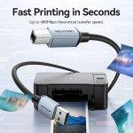 Vention IT Cable USB-A 2.0 to USB-B Printer Braided 3.0m Aluminium Grey CTTHI - Image 4