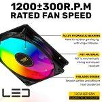 Armaggeddon Gaming Cooling Fan Set 4pcs ARGB KIT 6000 Pro Black - Image 5