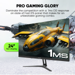 Armaggeddon Gaming Monitor 24'' Slim Frame FHD IPS 165Hz 1ms PXP24G Black - Image 4