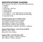 Armaggeddon Gaming Case M-ATX AQUARON NEMO 3 White (5x RGB Fans & 250W 80+ PSU) - Image 4