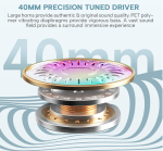 SonicGear Headphones Bluetooth Fabric + Foldable AIRPHONE 7 Mauve - Image 4