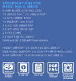 Alcatroz PC Case M-ATX FUTURA MILLENIA ECO M800 PRO with 250W PSU - Image 5