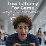 SonicGear Earphones Bluetooth ANC+Display EarPump Jewel Q3 Black - Image 5