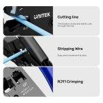 Unitek Network Tools Crimping & Multifunction for RJ45 8P/6P OT139ABL01 - Image 5