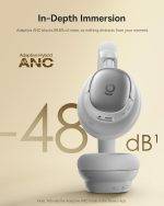 Baseus Headphones Over Ear ANC, LDAC, Spatial Acoustics, 80-Hour Battery, MH1 Frosted Gray - Image 2
