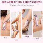 Enchen Body Hair Trimmer A4 USB-C 400mAh Pink - Image 4