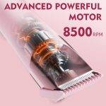 Enchen Body Hair Trimmer A4 USB-C 400mAh Pink - Image 5