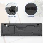 Rii Keyboard Wired Ultra-Slim Silent Full Sized RK907 - Image 5