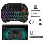 Rii Mini Keyboard Wireless 2.4GHz with Touchpad, Scrollwheel & Media Keys RGB X8 - Image 5