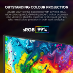 Armaggeddon Gaming Monitor 32'' Slim Frame 2K IPS 180Hz 1ms PXP32Pro Black - Image 6