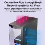 Armaggeddon Gaming Case ATX AQUARON XTREME X10 With 10x ARGB Fans - Image 4