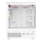 Armaggeddon Gaming Case M-ATX AQUARON DUPLEX 2 CHROMA White (3x Chroma Fans) - Image 4
