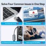 Vention Converter USB-A to Gigabit LAN Aluminium Grey CEZHB - Image 5