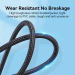 Vention HDMI Cable 2.1 8K60Hz Braided 1.0m Aluminium Blue ALGLF - Image 5