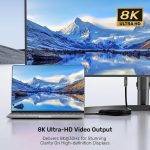 Unitek UC USB-C Fiber Optic 8K Cable 10Gbps 60W PD 15.0m C14178A-15M - Image 6