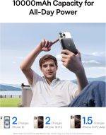 Baseus Powerbank Wireless 22.5W 10000mAh Qi2 EnerFill FM12 Black - Image 5