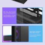 Armaggeddon Gaming Case ATX AQUARON XTREME X10 With 10x ARGB Fans - Image 5