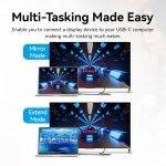 Vention Converter USB-C to DisplayPort Cable 4K60Hz 2.0m CRJBH - Image 5