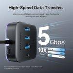 Vention IT HUB USB-A 3.0 3xA 1xC Desktop 0.5m Black CHZBD - Image 6