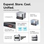 Vention IT HUB 10-in-1 USB-C Docking Station for Mac Mini THIHAG - Image 6