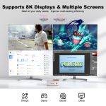 GEEKOM A5 Mini PC AMD Ryzen7 5825U 16GB DDR4, 512GB NVMe, 2.5GbE, HDMI/USB-C, Win11 Pro - Image 3