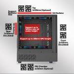 Armaggeddon Gaming Case M-ATX DEEPFREEZE DUPLEX 2 CHROMA White (3x Chroma Fans) - Image 6