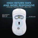 Armaggeddon Gaming Mouse Wired+2.4G+BT Rechargeable 500mAh 5B MIRAGE-V Black - Image 4