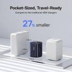 Baseus Charger Wall 45W 2x TYPE C PicoGo AN13 EU Cosmic Black - Image 4