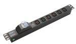 NETPRO PDU 6-Way 1U with Circuit Breaker 10A NP-CPDU6I-CB IEC